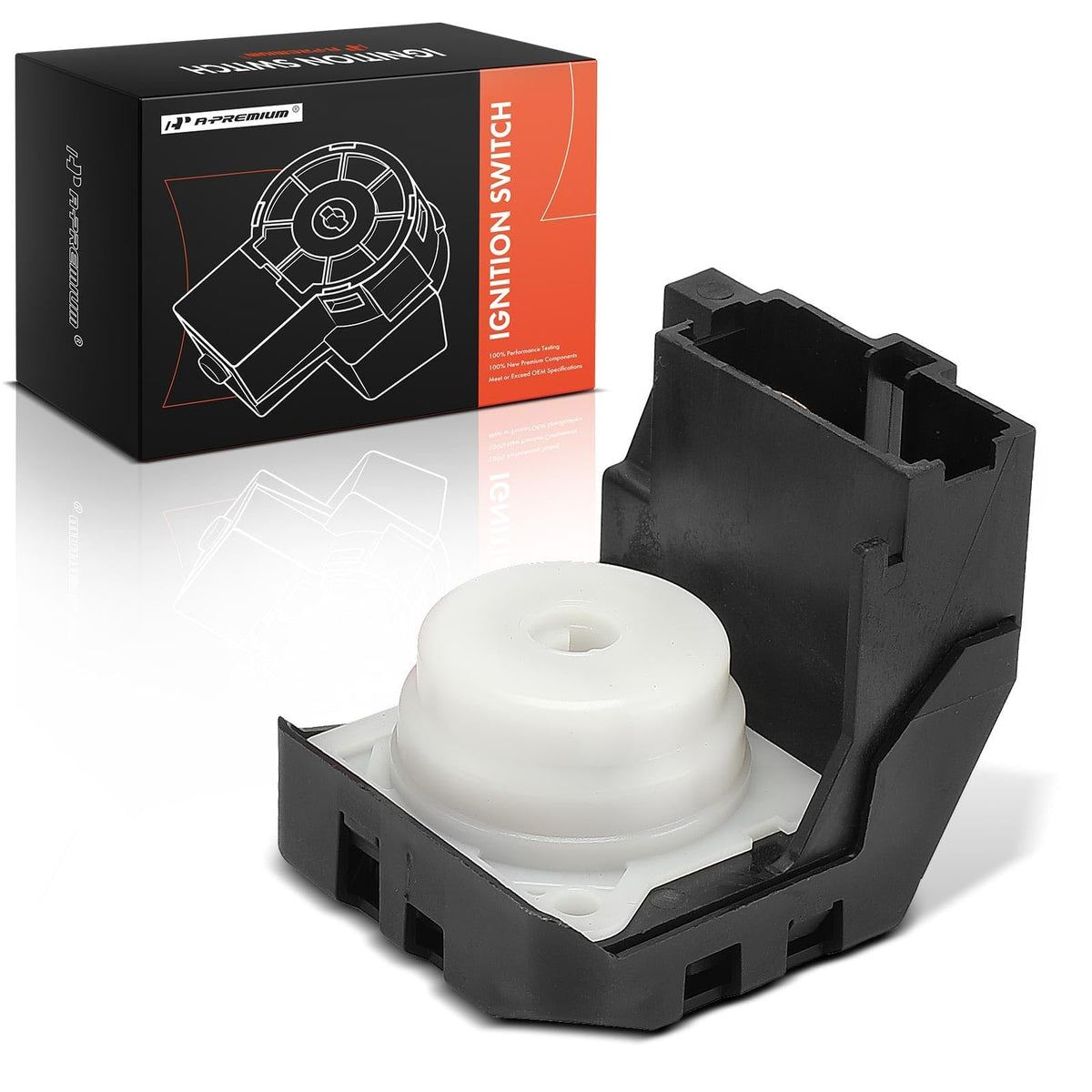 A-Premium ignition switch front view showing fit and mounting points for easy replacement
