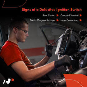 A-Premium ignition switch installed in vehicle demonstrating restored ignition operation