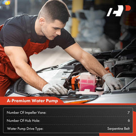 A-Premium close-up of impeller demonstrating balanced design for steady flow