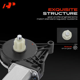 A-Premium motor installed inside vehicle door illustrating restored window function
