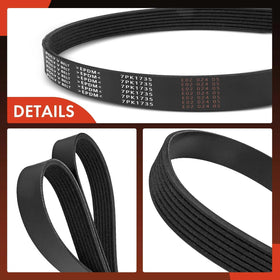 A-Premium belt in service on Dodge Viper accessory drive displaying real-world use