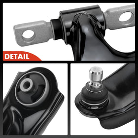 A-Premium control arm installed on a Nissan front suspension showing restored alignment benefit