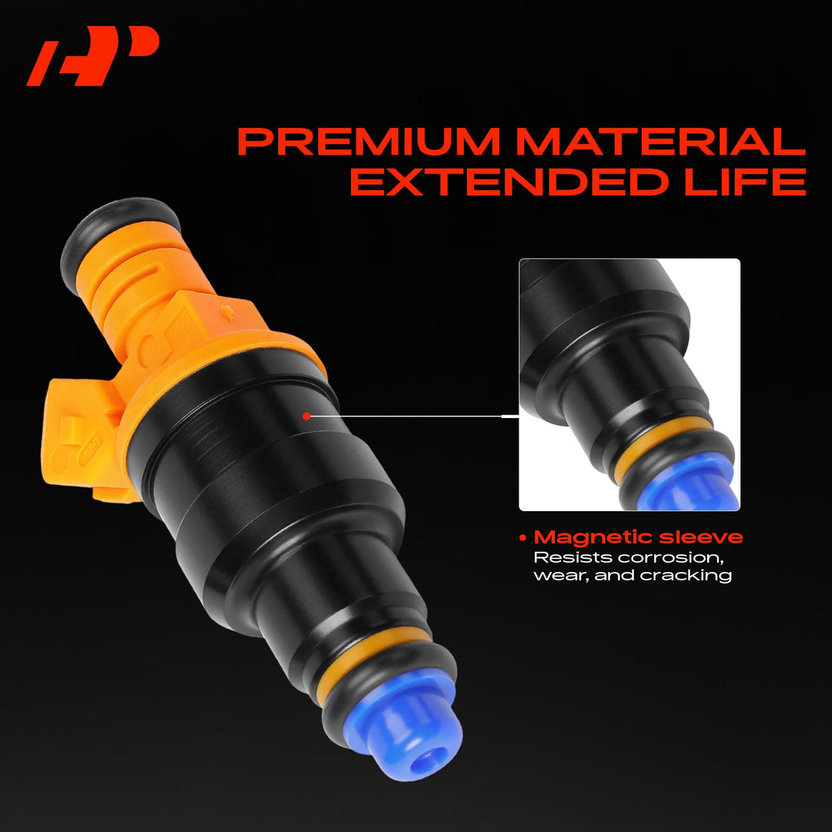 A-Premium injector electrical connector view, correct OE-style plug for easy fitment