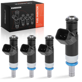 A-Premium front packaging showing set of four injectors and warranty benefit