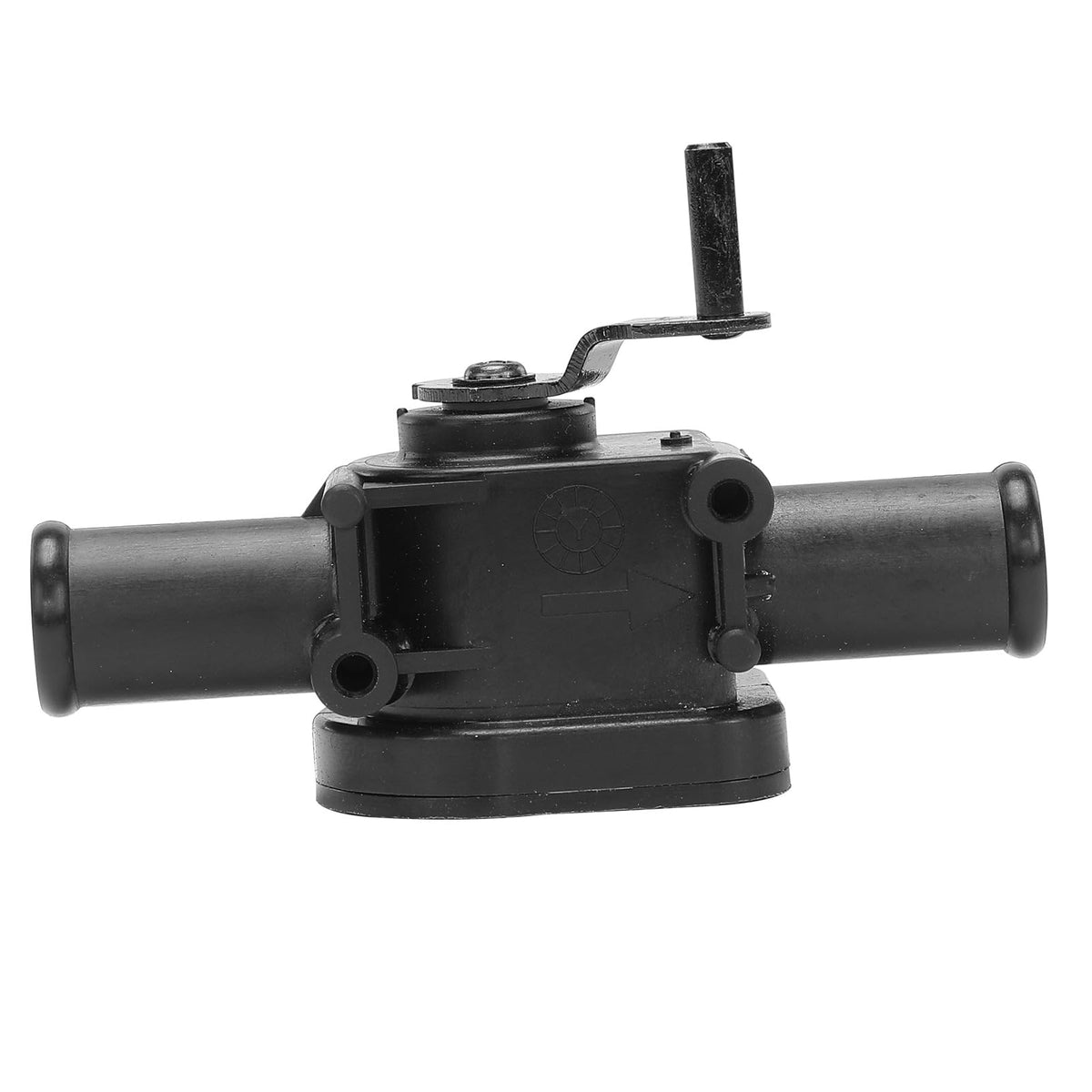 A-Premium valve inlet and outlet scale view showing 0.625 inch openings for correct fit