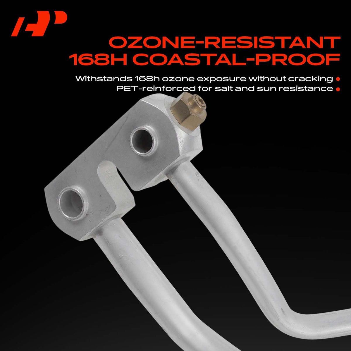 A-Premium cutaway showing multi-layer hose construction delivering durable heat and pressure resistance