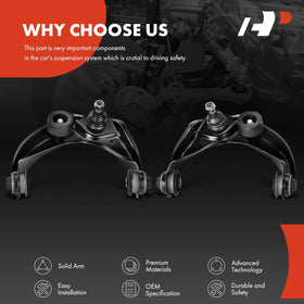 A-Premium installation hardware and accessories included for convenient bolt-on fit