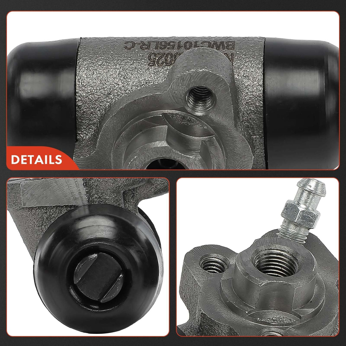 A-Premium installed on rear drum demonstrating ready-to-use replacement