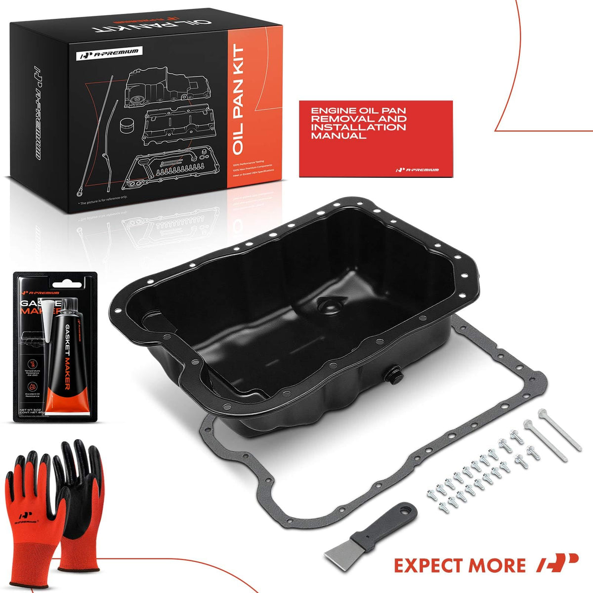 A-Premium included tools and gloves emphasizing cleaner, safer installation