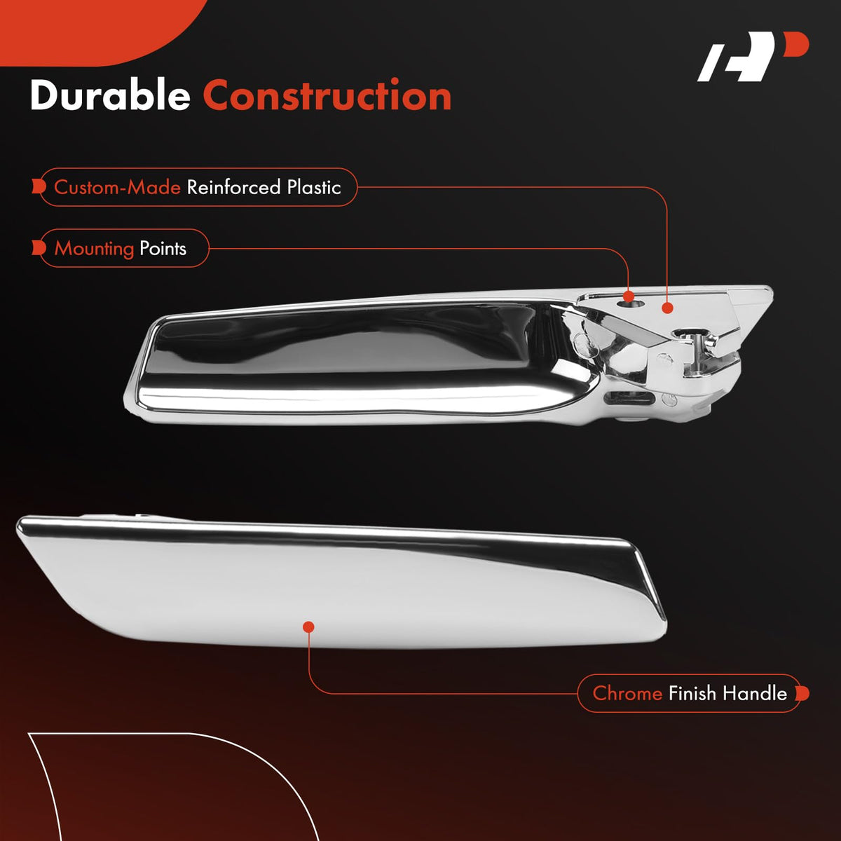 A-Premium handle installed in vehicle front door showing exact fit and easy operation