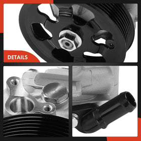 A-Premium pump installed in engine bay showing real-world fit and ease of replacement