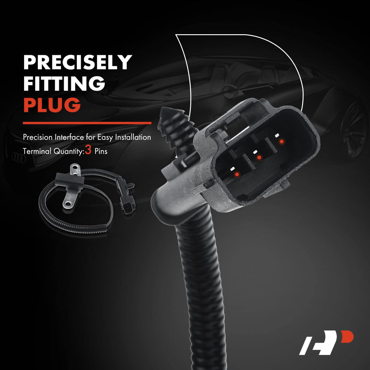 A-Premium installed in engine bay showing direct-fit replacement convenience