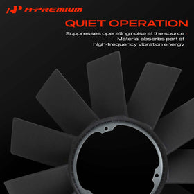 A-Premium installed in engine bay illustrating direct-fit replacement benefit