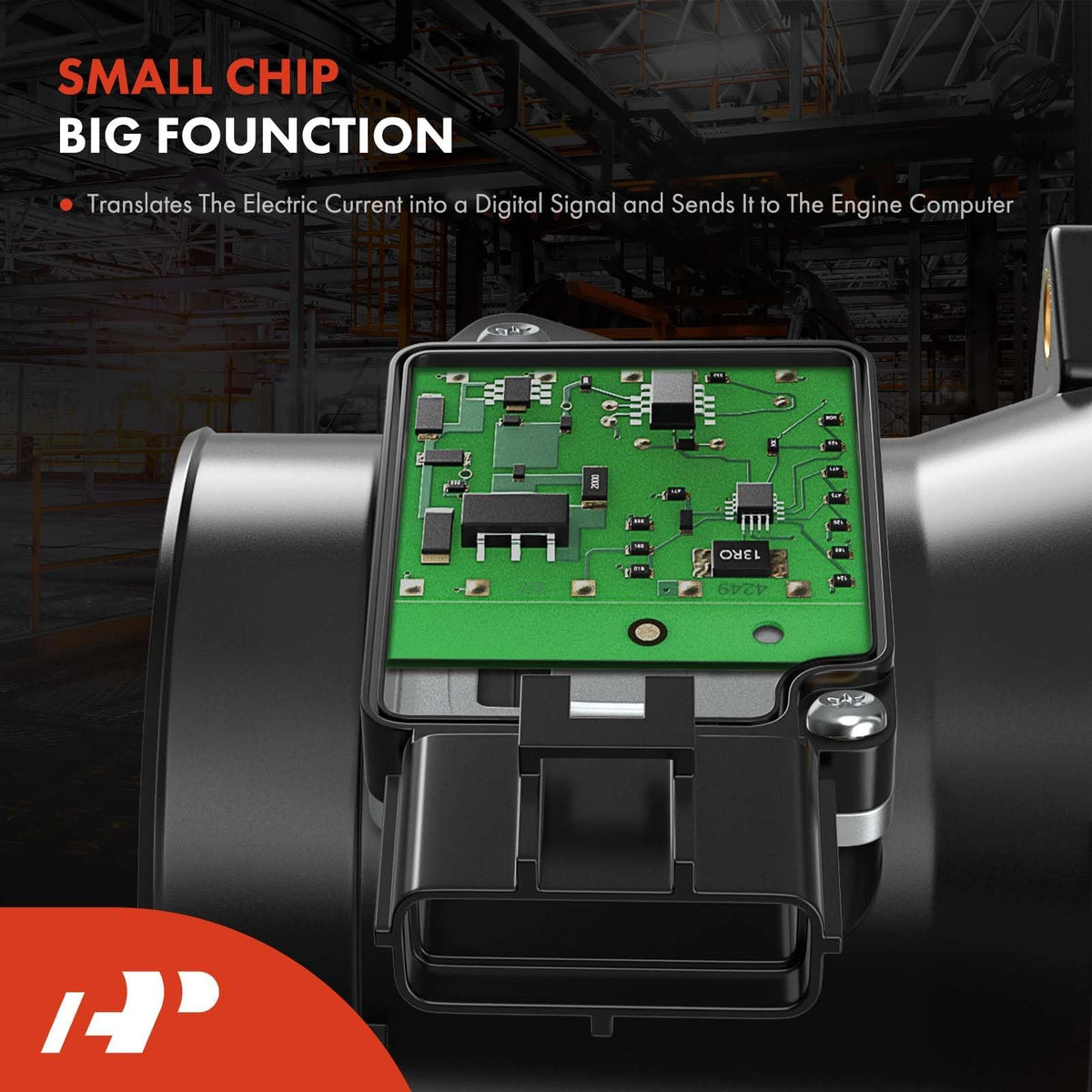 A-Premium installed in vehicle intake assembly demonstrating proper alignment benefit