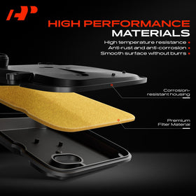 A-Premium filter installed in transmission pan demonstrating proper fit