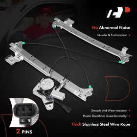 A-Premium installed in truck door demonstrating restored window movement benefit
