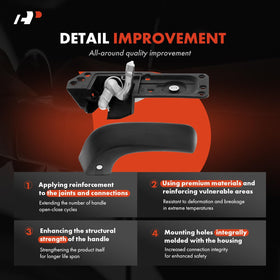 A-Premium handle installed in front driver door demonstrating OEM-like fit