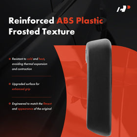 A-Premium handle installed in rear door showing correct position and appearance