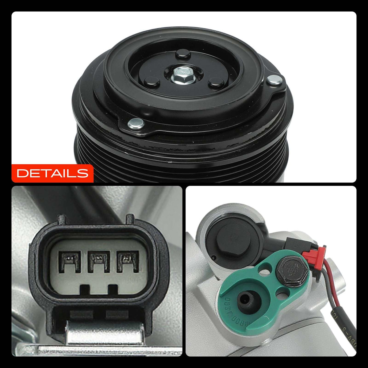 A-Premium compressor installed in vehicle illustrating ready-to-use replacement advantage