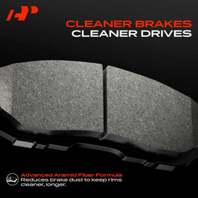 A-Premium rear pad installed on Dodge Durango rotor showing clean braking benefit