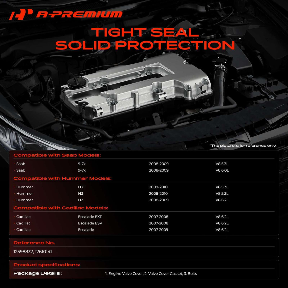 A-Premium installed on engine showing sealed valley and reliability benefit