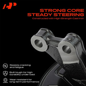A-Premium installed on vehicle front left demonstrating restored steering stability