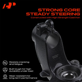 A-Premium assembly installed on vehicle front-left illustrating restored steering stability