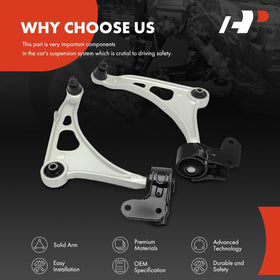 A-Premium control arm installed on vehicle suspension demonstrating restored stability