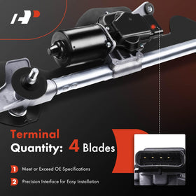 A-Premium assembly installed on vehicle demonstrating restored wiper sweep