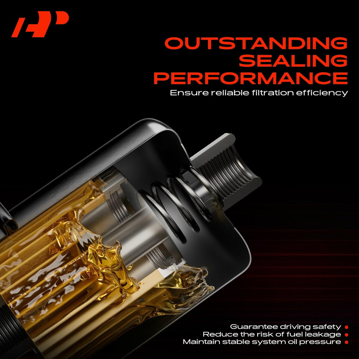 A-Premium installed under hood demonstrating easy direct-fit replacement