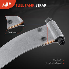 A-Premium straps installed under a Jeep demonstrating stable support