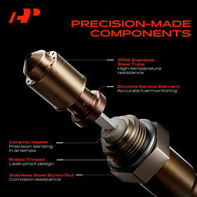 A-Premium installed upstream sensor demonstrating pre-catalyst fit