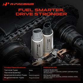 A-Premium intake solenoid close-up showing durable housing and precise fit