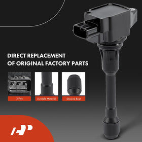 A-Premium iridium spark plug detail showing electrode for long life and steady spark