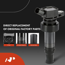 A-Premium iridium spark plug close-up showing electrode, provides longer-lasting spark