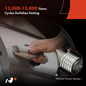 A-Premium driver-side keyhole detail enabling manual access benefit