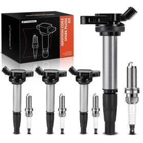 A-Premium kit front packaging showing all four coils and plugs for quick identification and confidence