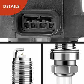 A-Premium full kit layout showing six coils and six plugs neatly organized for swap