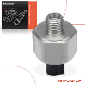 A-Premium knock sensor on workbench ready for mechanic installation