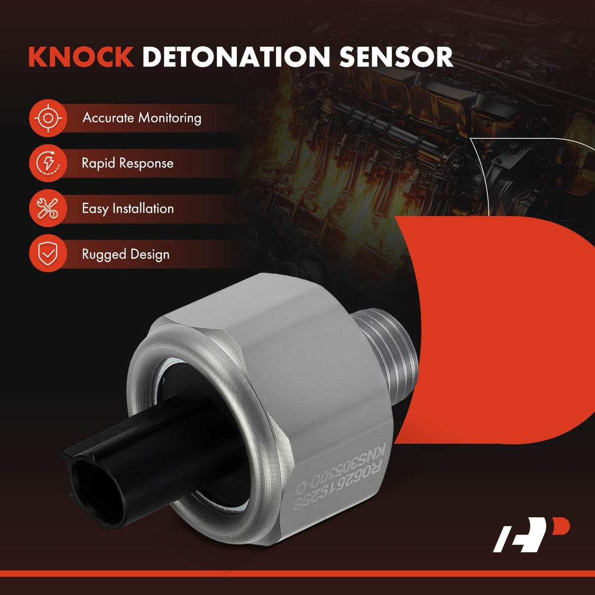A-Premium knock sensor mounting thread detail illustrating secure fitment