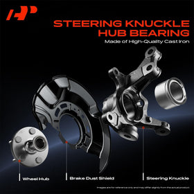 A-Premium knuckle side profile detail showing robust steel construction for durability