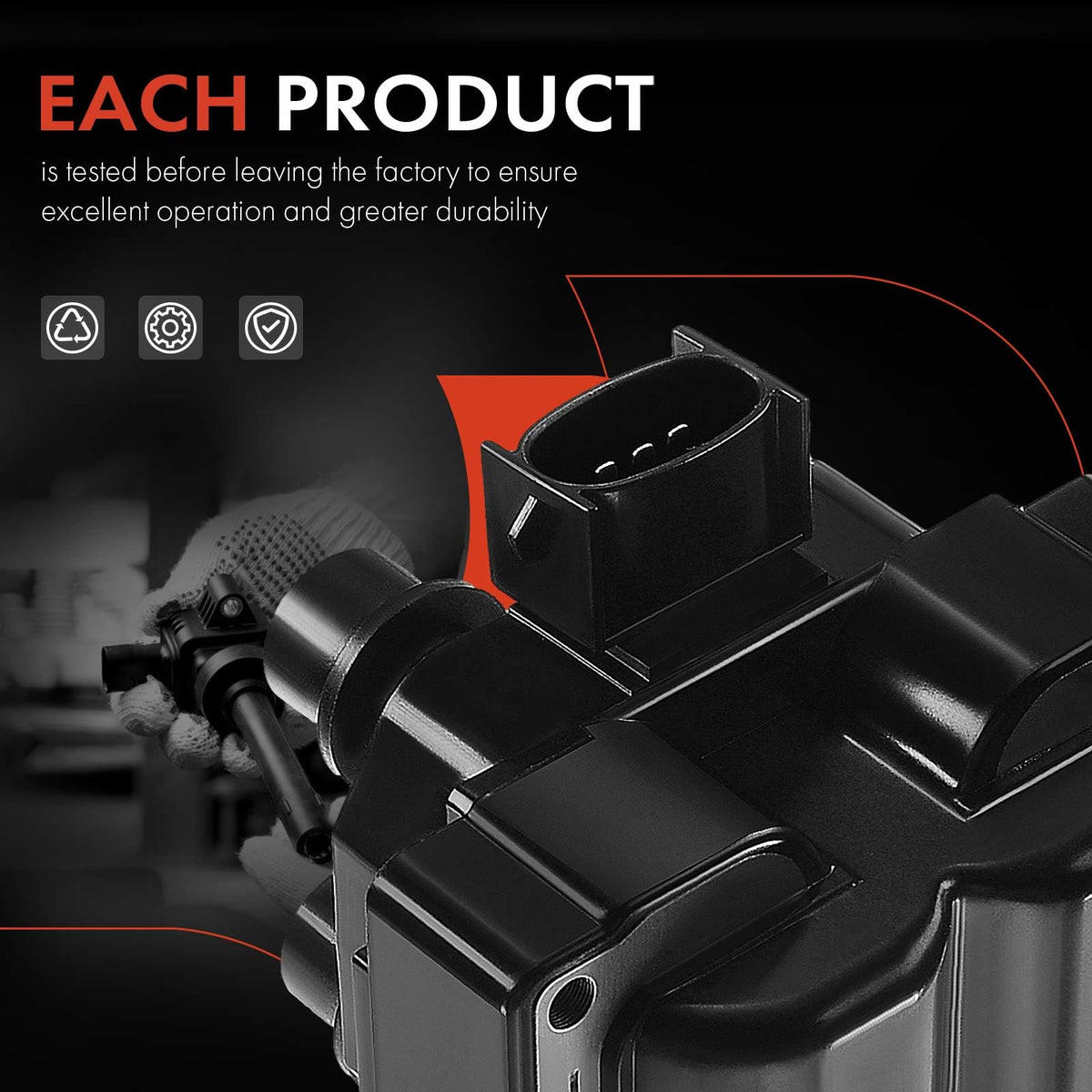 A-Premium label with reference numbers to confirm part interchangeability