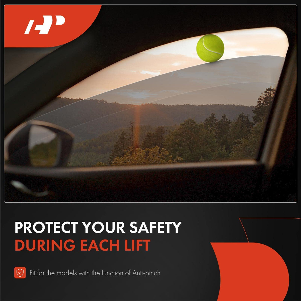 A-Premium labeled sticker with reference numbers aiding correct selection
