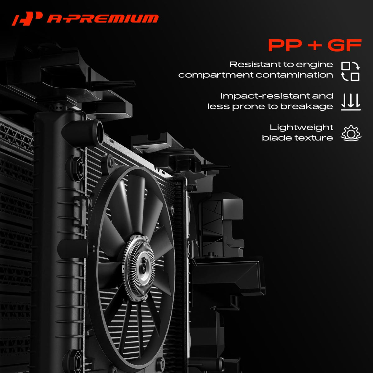 A-Premium product label with reference numbers for easy vehicle verification benefit