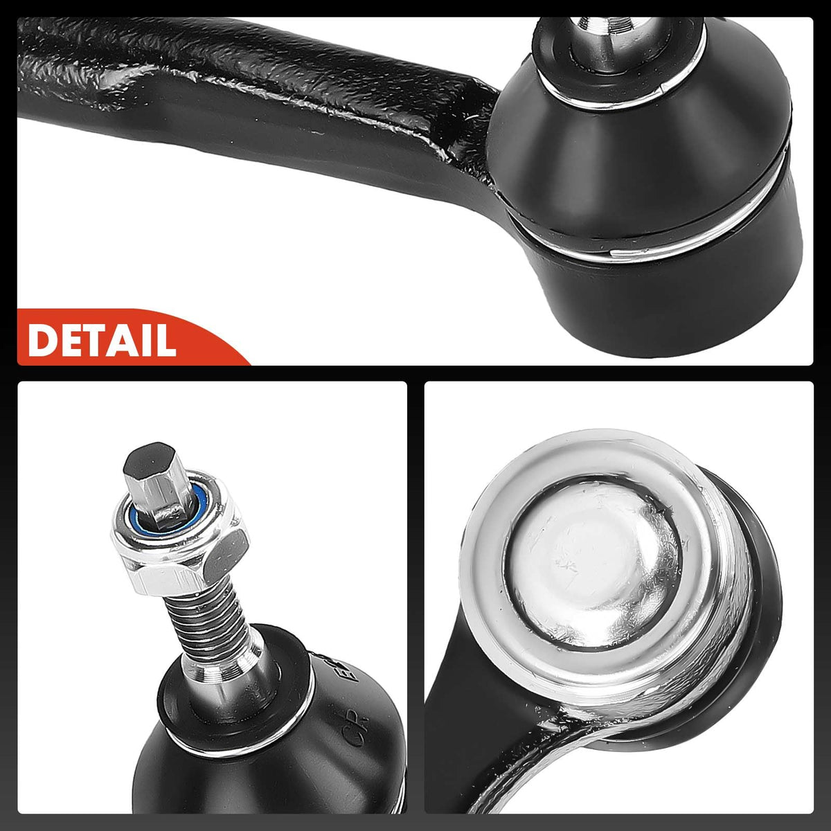 A-Premium left and right outer tie rod ends pair to replace both sides and balance handling