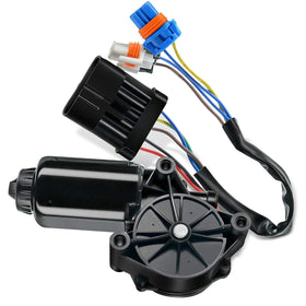 A-Premium front view of left headlight motor showing clean finish and fit
