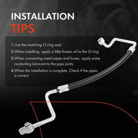A-Premium hose next to ruler for length and scale verification benefit