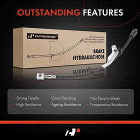 A-Premium hose laid beside ruler showing scale for accurate fitment