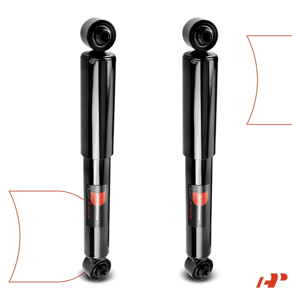 A-Premium shocks on road in a lifestyle scene showing improved handling benefit