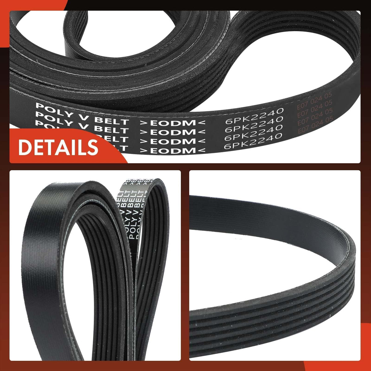 A-Premium belt with basic hand tools in a garage indicating suitability for DIY repairs